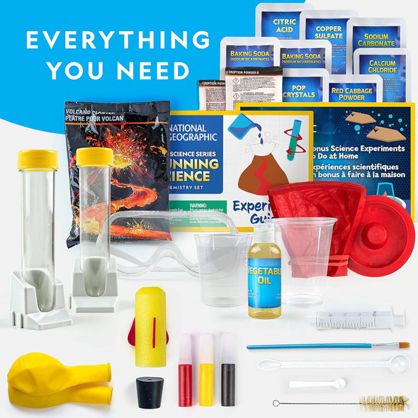 Toy national Geographic Stunning Chemistry Set  Mega Science Kit