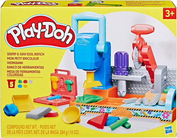 Toy Play-Doh Stamp & Saw Tool Bench Playset
