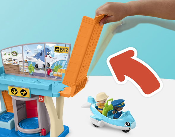 Toy Fisher-Price Little People Adventures Airport Playset