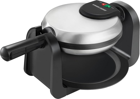 WAFFLE MAKER BLACK & DECKER WM1404S-LA BELGIAN FLIP