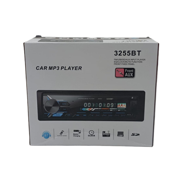 C.D PLAYER CAR 3255BT CAR MP3 PLAYER DECKLESS