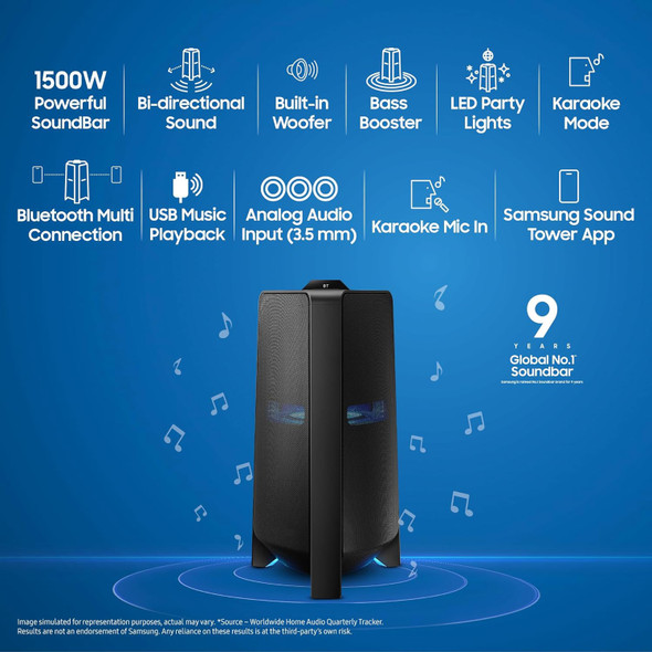 SPEAKER BOX SAMSUNG MX-T70 PARTYBOX SOUND TOWER