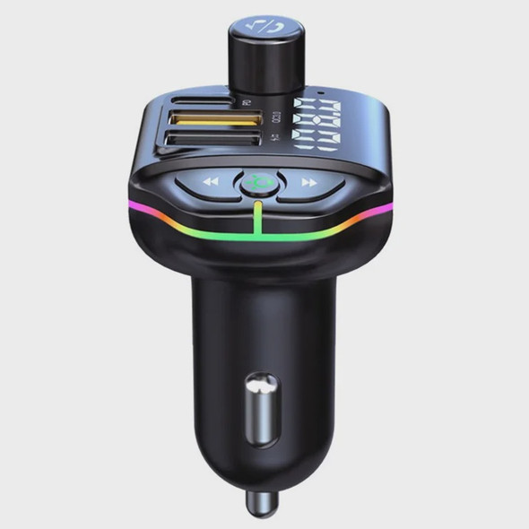 MODULATOR FM ZTB-A10 CAR MP3 PLAYER AND CHARGER USB TYPE-C RGB AMBIENT LIGHTING QC3.0 + PD 20W