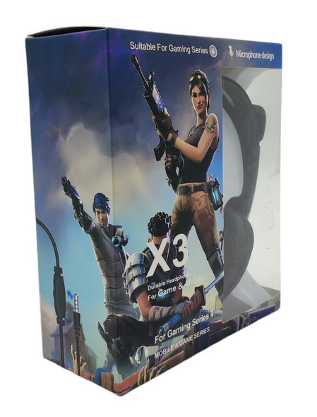COMPUTER HEADPHONE & MIC GAME X3 FOR GAMING SERIES 4
