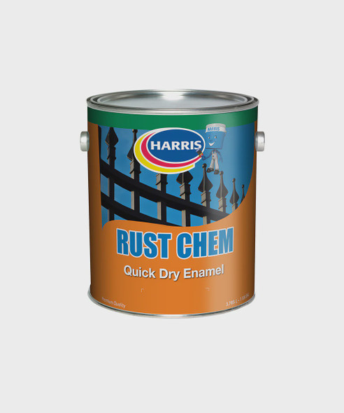 PAINT HARRIS RUST CHEM QUICK DRY ENAMEL WHITE 1 GAL
