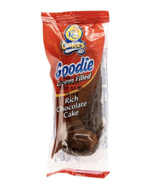KISS CAKES GOODIE CREAM FILLED RICH CHOCOLATE CAKE 30g