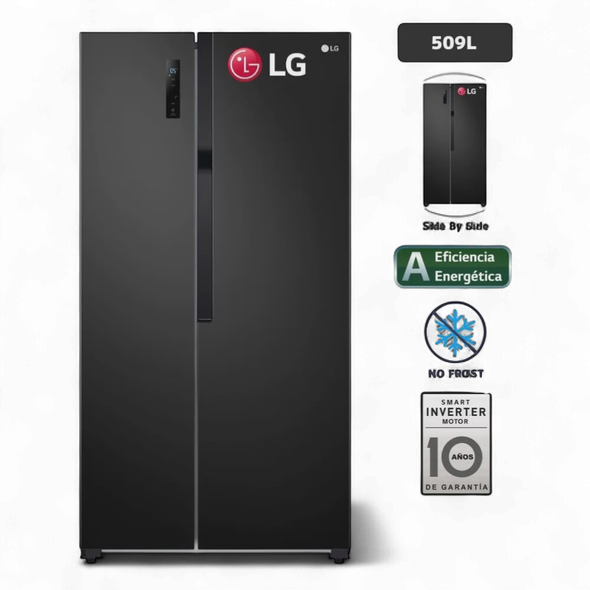 REFRIGERATOR LG GS51MPD 19CF BLACK