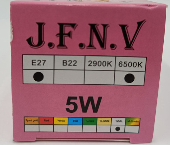 BULB LED J.F.N.V 5W 6500K 85-265V E27