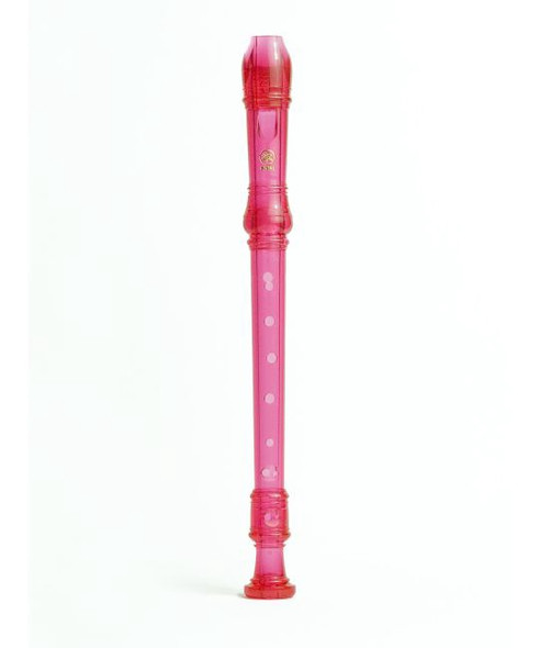 FLUTE YAMAHA YRS-20GP SOPRANO RECORDER TRANSPARENT PINK