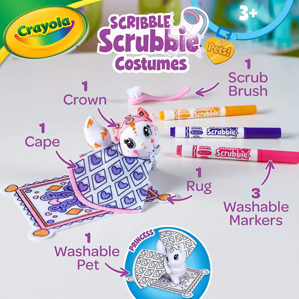 Toy Crayola Scribble Scrubbie Princess /  Mermaid Playset Toy Crayola Scribble Scrubbie Princess /  Mermaid Playset