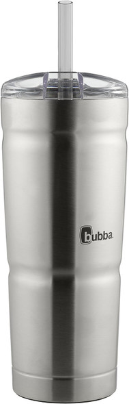 Travel Mug bubba Stainless Steel w/straw 24oz Gunmetal / Teal