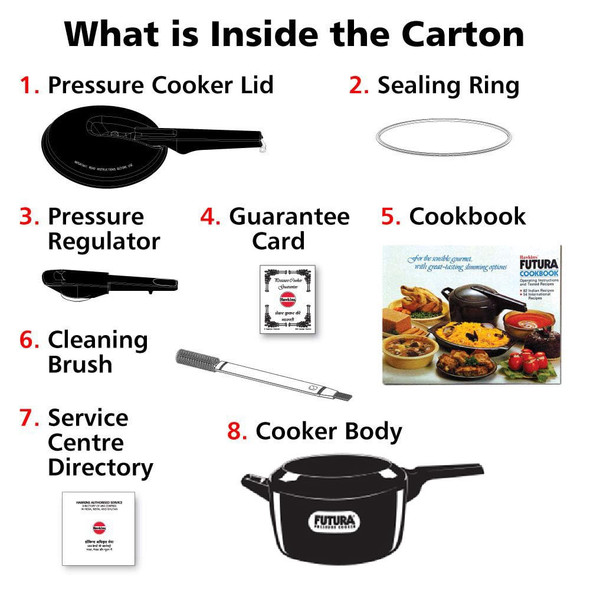 PRESSURE COOKER FP7T F20 HAWKINS FUTURA 7LT
