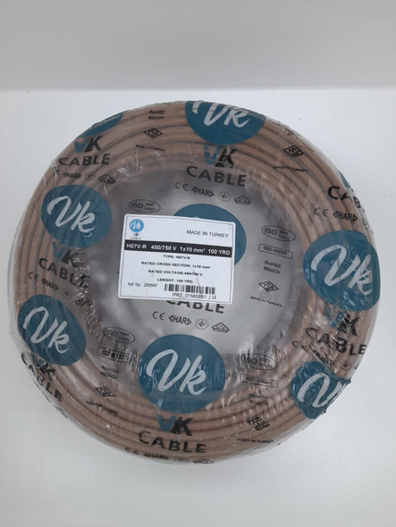 CABLE 10MM 1C TURKEY VK/UK ROLL CABLE 10MM 1C TURKEY VK/UK ROLL