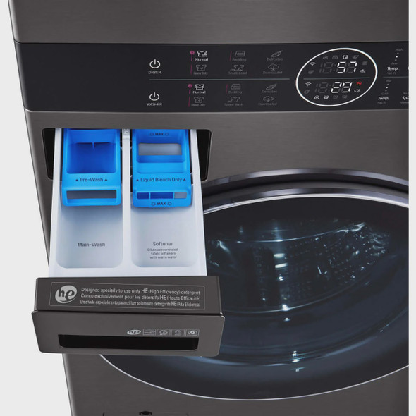 WASHING MACHINE DRYER COMBO LG WKGX201HBA WASH TOWER GAS