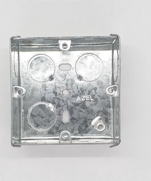 BASE METAL 3" X 3" WITH 20/25 KNOCKOUT