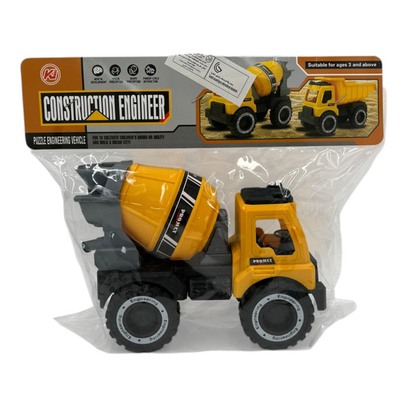 TOY PUSH TRUCK GP-3199 888-61 CONSTRUCTION ENGINEER PROJECT