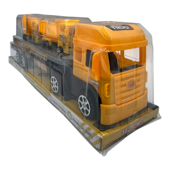 TOY PUSH TRUCK GP-3204 688-001 YELLOW HEAVY CONSTRUCTION SANITATION RECYCLING TOY PUSH TRUCK GP-3204 688-001 YELLOW HEAVY CONSTRUCTION SANITATION RECYCLING