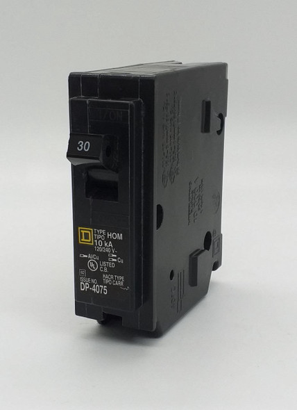 BREAKER 30AMPS S/POLE SQUARE D BREAKER 30AMPS S/POLE SQUARE D