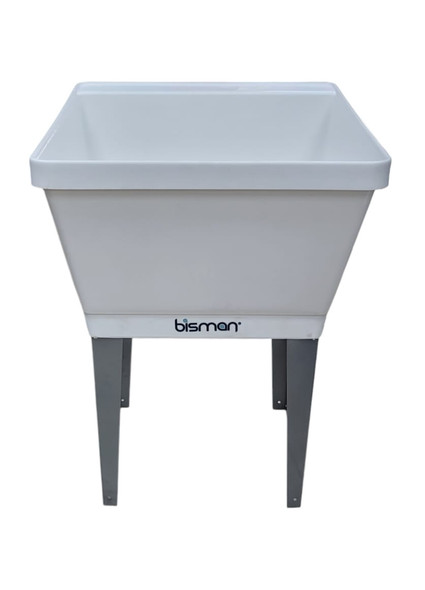 SINK LAUNDRY WHITE BISMAN LARGE 23"X25" BMLB2325