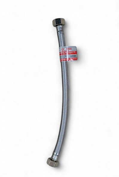 FLEX HOSE 1/2"X1/2"X 12" CRONEX METAL CXP4825