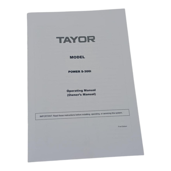 WELDING MACHINE TAYOR POWER SL-300i 220V