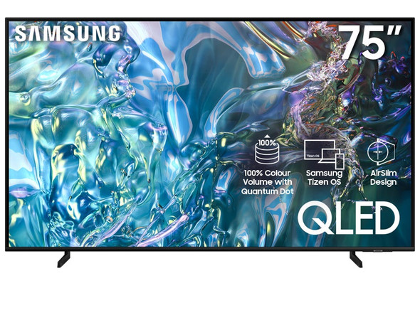 TELEVISION SAMSUNG 75" QN75Q60DAPXPA QLED 4K SMART LED TV 2024 1Y