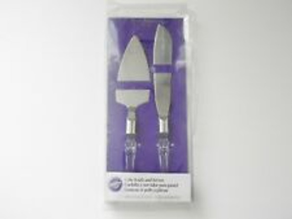 CAKE KNIFE AND SERVER WILTON 120-1093