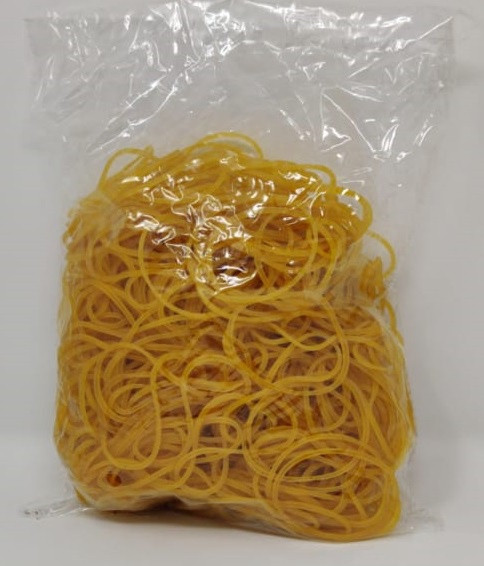 STATIONERY RUBBERBAND BROWN 450G 60MM SOLD BY PACK