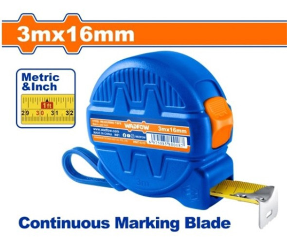 MEASURING TAPE 3M X 16MM WADFOW WMT4310