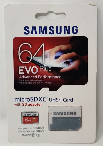 COMPUTER SD MICRO CARD 64GB WITH 1ADPTOR EVO PLUS