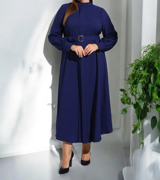 Dress Plus w/Belt Blue Dress Plus w/Belt Blue