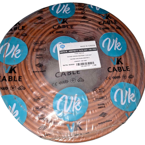 CABLE 16MM 1C ELAND/VK/HES TURKEY YARD CABLE 16MM 1C ELAND/VK/HES TURKEY YARD