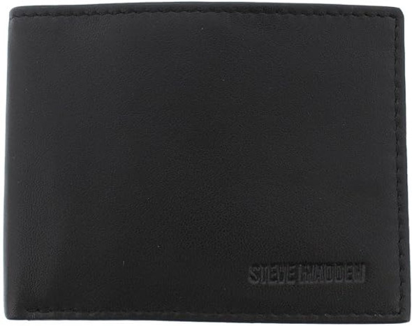 Wallet Men Steve Madden Slimfold Genuine Leather RFID