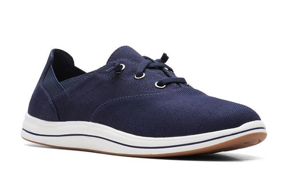 Footwear Women Clarks Sneaker Breeze Ave Black / navy