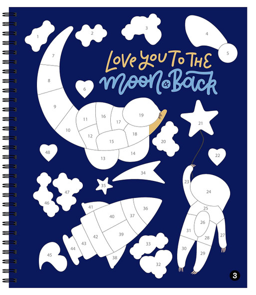 Valentine Spiral Book Brain Games Sticker