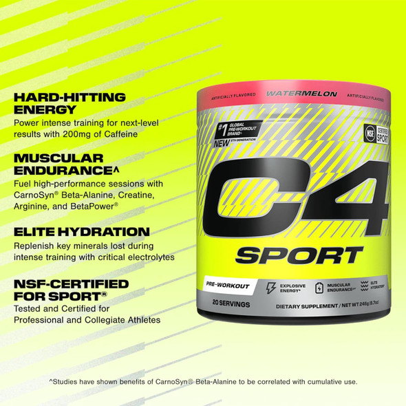 Supplement C4 Sport Watermelon / Icy Blue Razz / Hawaiian Punch