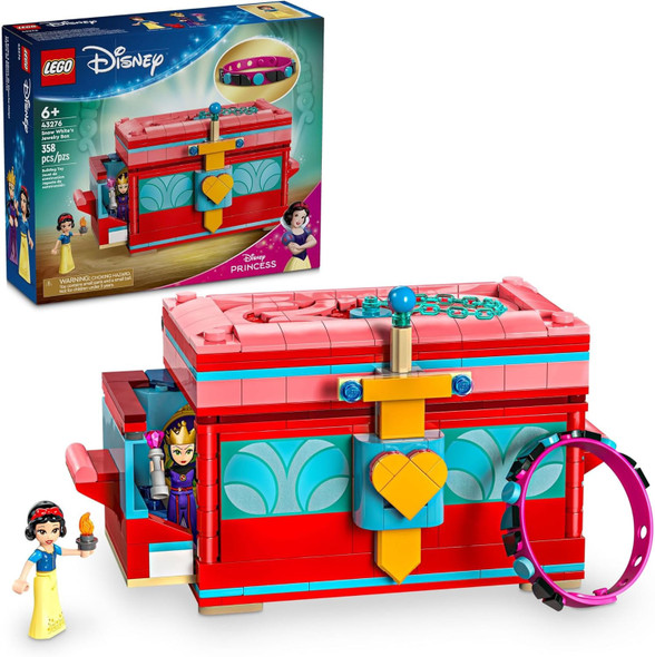 Toy LEGO ǀ Disney Snow White’s Jewelry Box 358pcs 43276