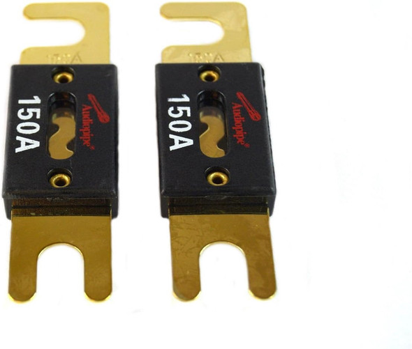 FUSE AUTO ANL-150A GOLD FLAT 150A AUDIO PIPE 2PCS PACK