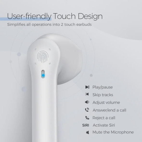 EARPIECE BLUETOOTH MPOW MX3 BH480B TRUE WIRLESS EARBUDS WITH CHARGING CASE