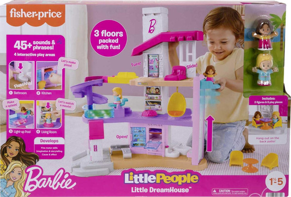 Toy Fisher-Price Little People Barbie DreamHouse Playset