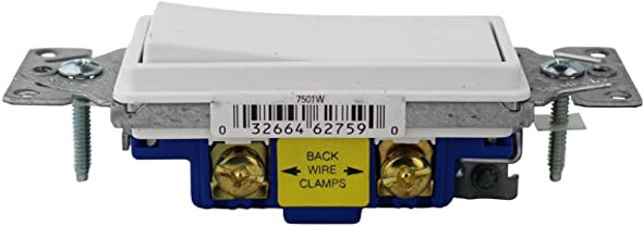 SWITCH COOPER DECOR 15A S/P 7501W SWITCH COOPER DECOR 15A S/P 7501W