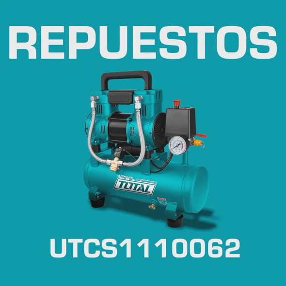 AIR COMPRESSOR TOTAL 1.5HP 6L UTCS1110062 OIL FREE