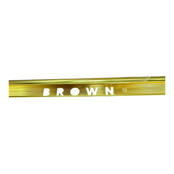 TILE TRIM METAL BROWN USA GOLD 9MM X 2.6M BRTTA09G