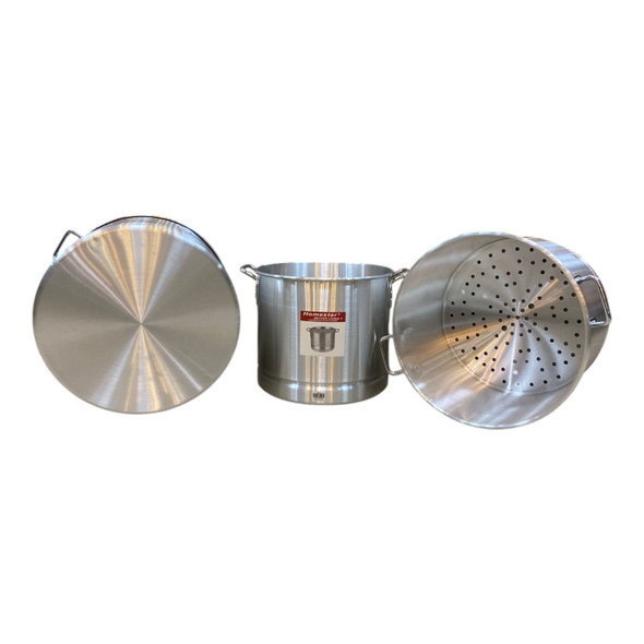 POT SET 3PCS HOMESTAR JUMBO STOCK ALUMINUM 10468028 SILVER POT SET 3PCS HOMESTAR JUMBO STOCK ALUMINUM 10468028 SILVER
