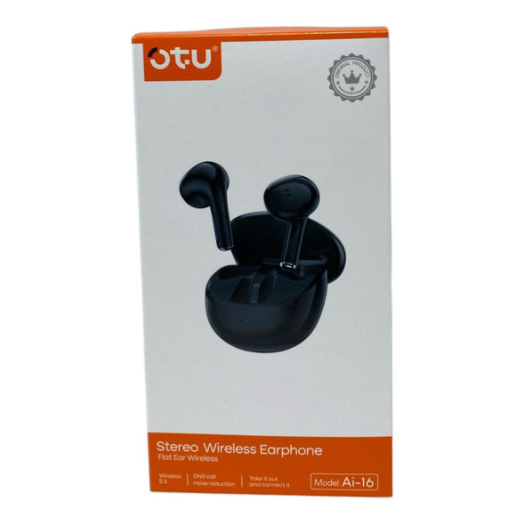 HEADPHONES WIRELESS EARPHONE OTU AI-16 STEREO WIRELESS BLUETOOTH HEADSET