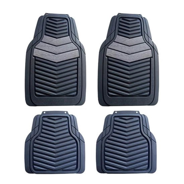 CAR MAT UNIVERSAL MAJIC 151 AVENGER 4PCS RUBBER BLACK 4-SEATERS + CAR MAT UNIVERSAL MAJIC 151 AVENGER 4PCS RUBBER BLACK 4-SEATERS +