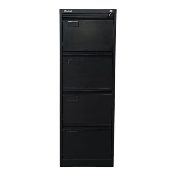 OFFICE CABINET FILING VERTICAL 4 DRAWER SC-V04-2 STEELCRAFT BLACK OFFICE CABINET FILING VERTICAL 4 DRAWER SC-V04-2 STEELCRAFT BLACK