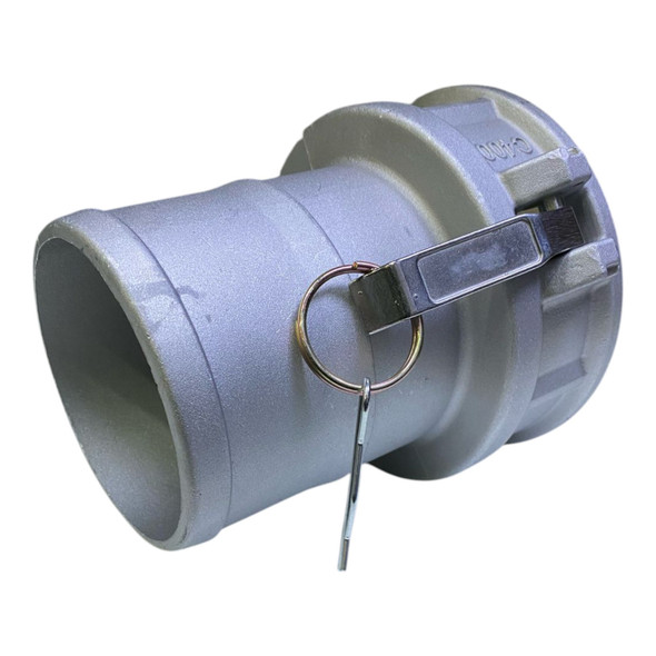 HOSE 4" CAMLOCK COUPLER QUICK RELEASE SHANK CL-C400A ALUMINIUM