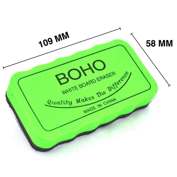 STATIONERY WHITEBOARD ERASER SMALL MAGNETIC BOHO T-29