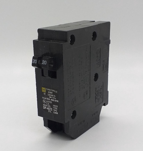 BREAKER 20/20AMPS DUPLEX SQUARE D BREAKER 20/20AMPS DUPLEX SQUARE D